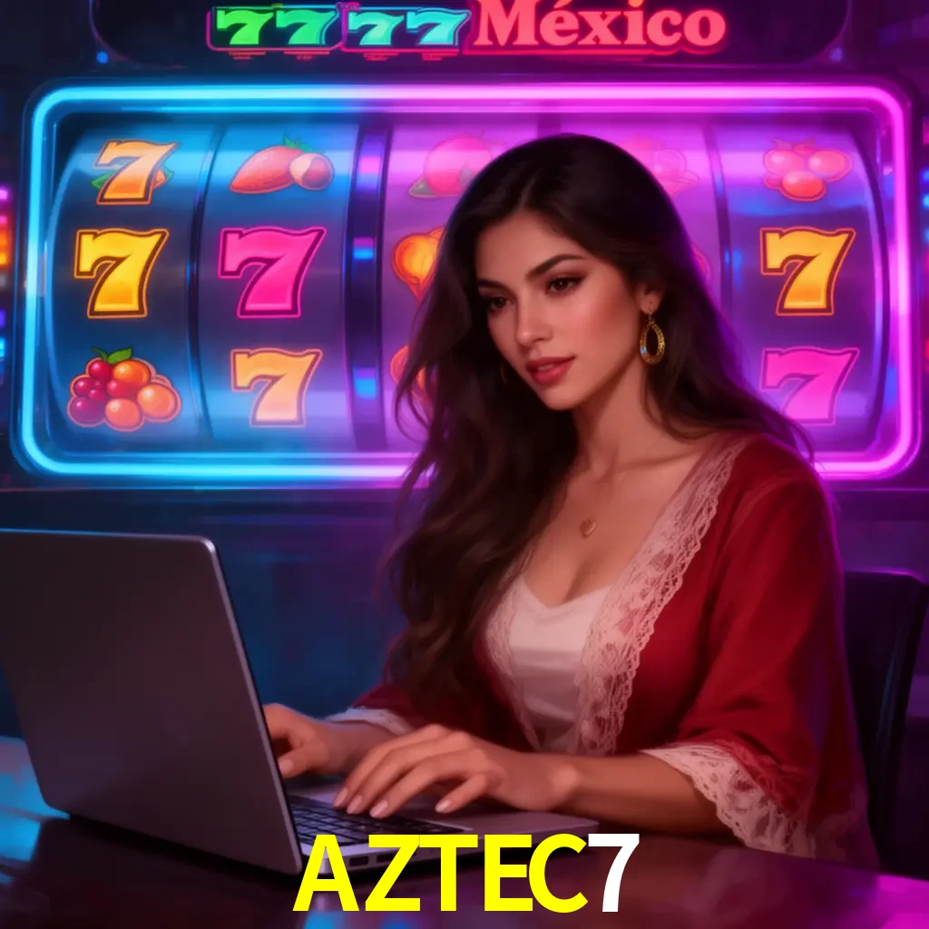 AZTEC7 Slots - tragamonedas, RTP y control Tragamonedas AZTEC7 con símbolos, saldo móvil y reglas de apuesta visibles